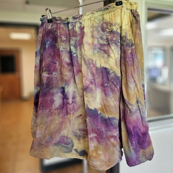 Recycled Riot dyed Jupiter's landing skirt - Picture 5 of 5